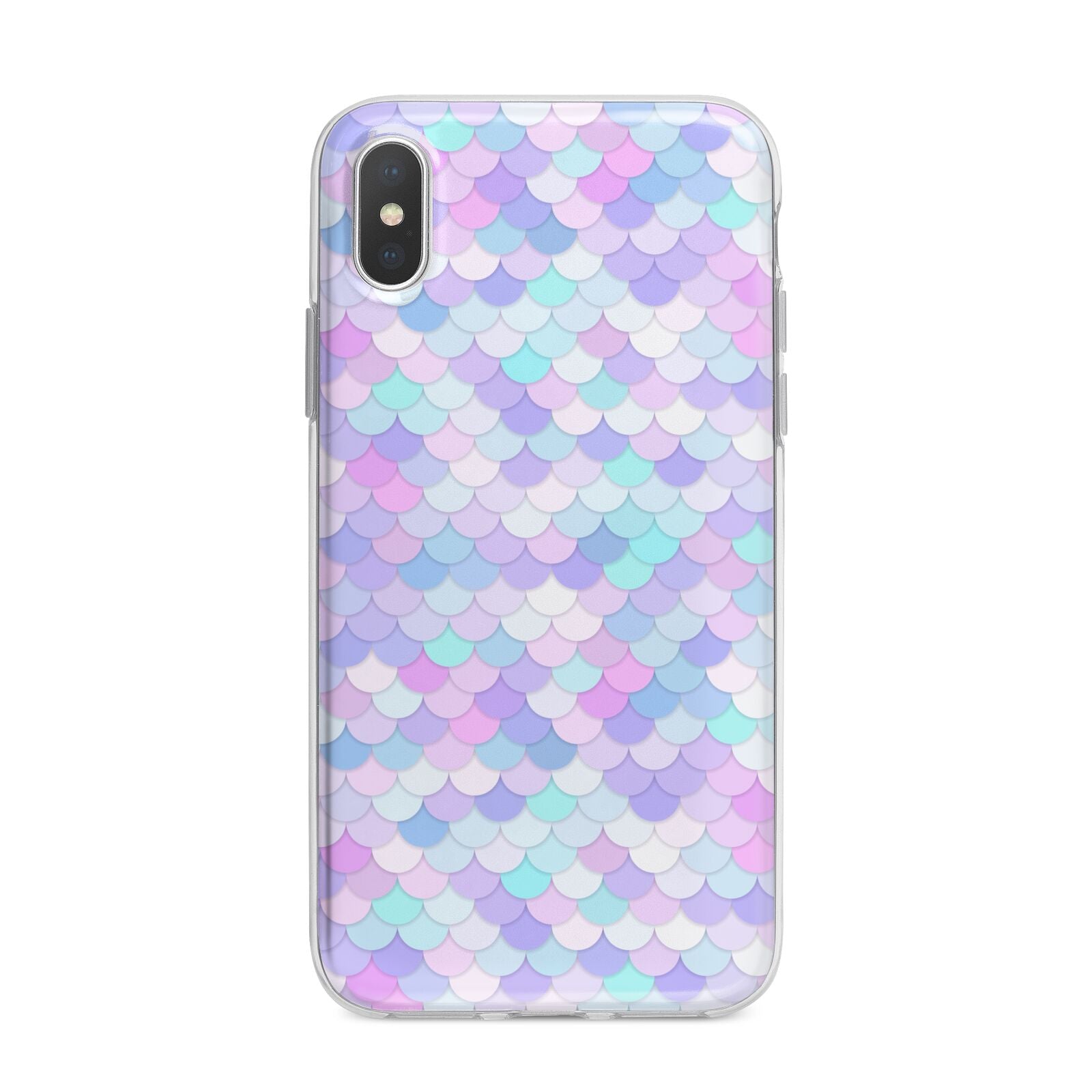 Mermaid iPhone X Bumper Case on Silver iPhone Alternative Image 1