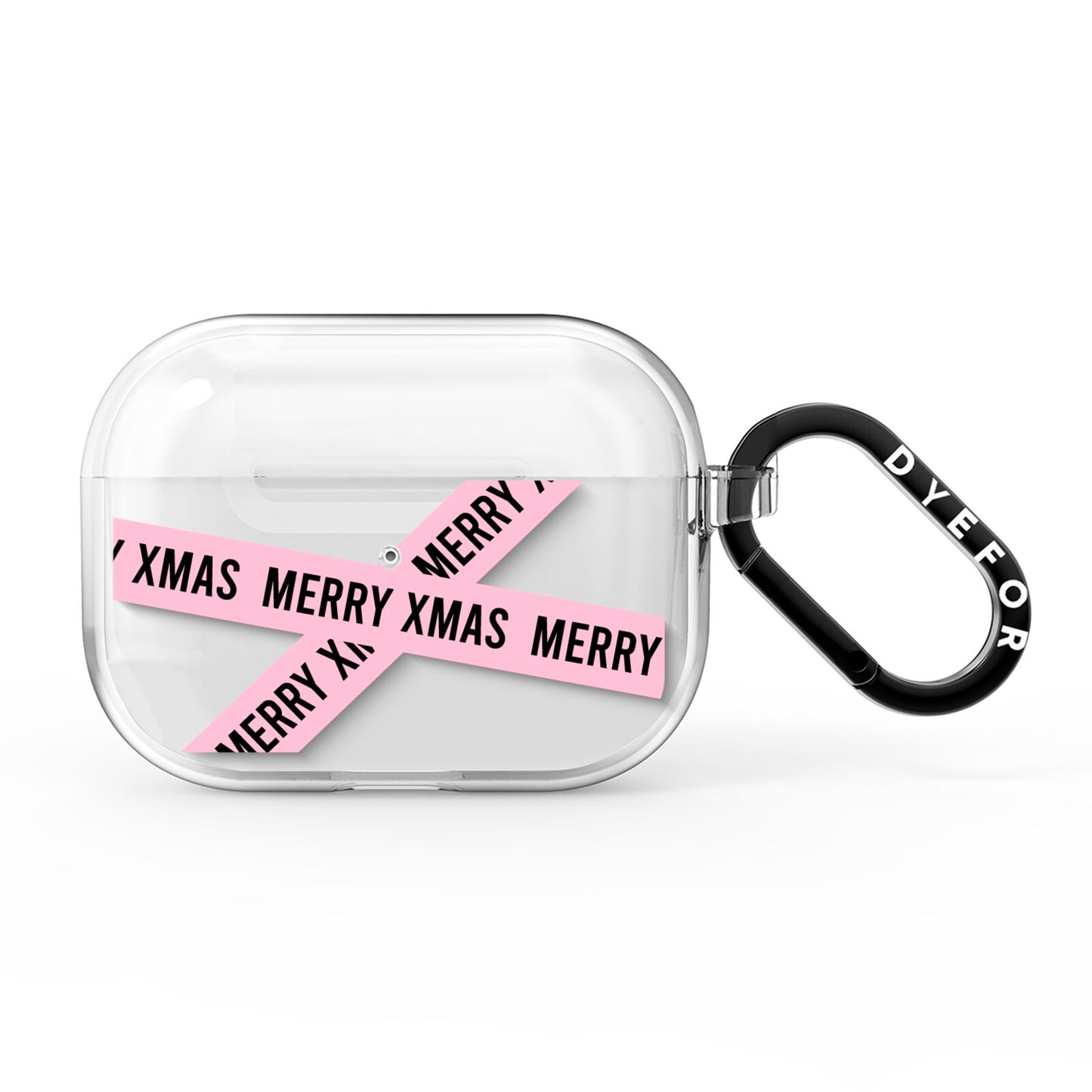 Merry Christmas Tape AirPods Pro Clear Case