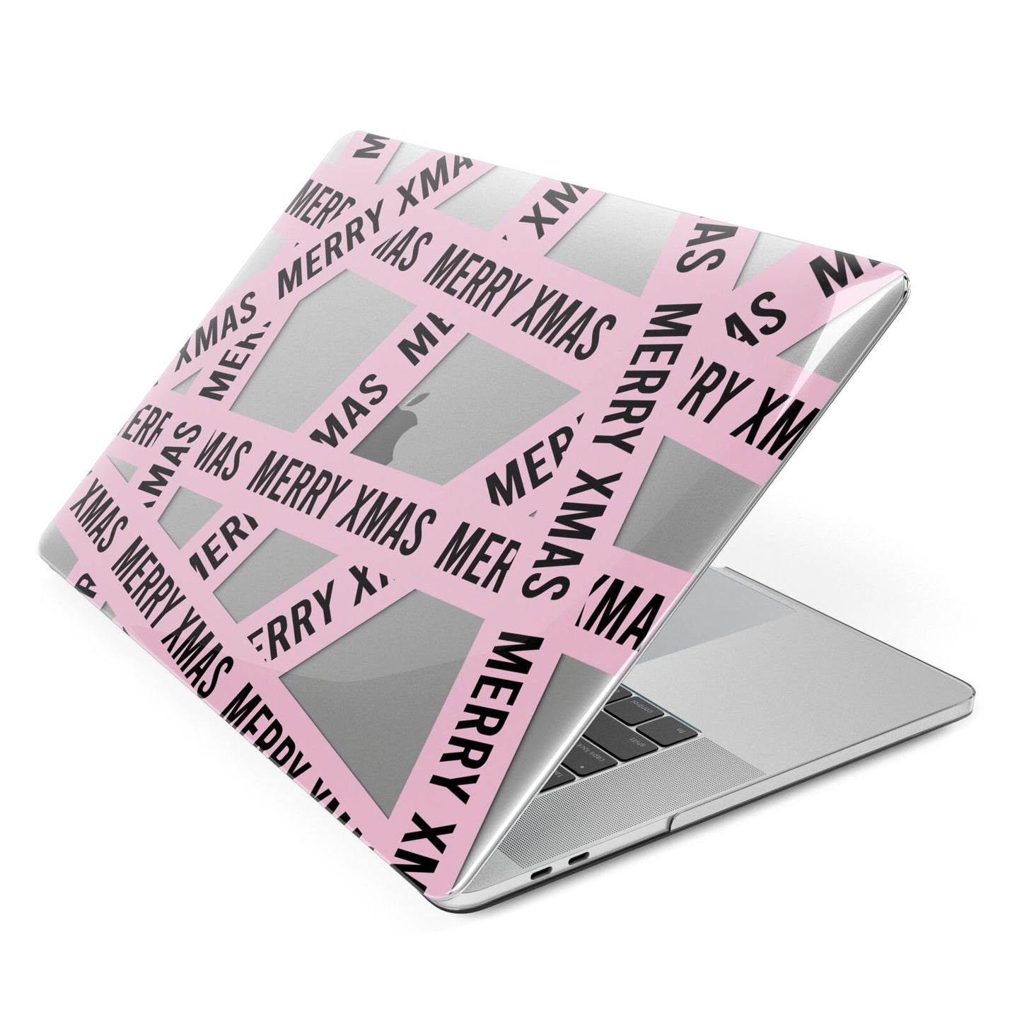 Merry Christmas Tape Apple MacBook Case Side View