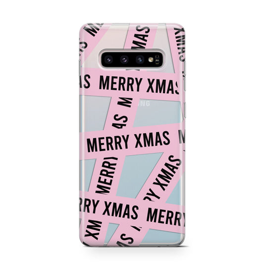 Merry Christmas Tape Protective Samsung Galaxy Case