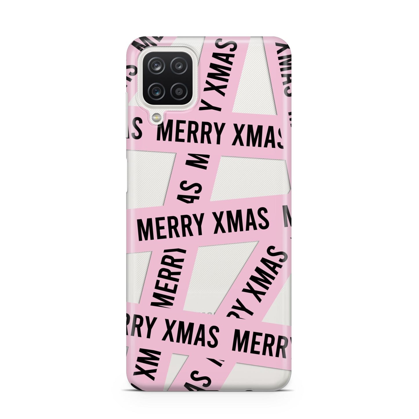 Merry Christmas Tape Samsung A12 Case