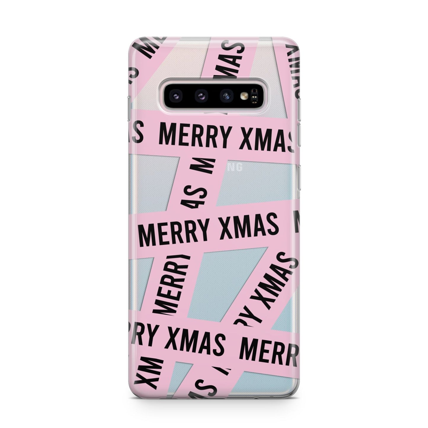 Merry Christmas Tape Samsung Galaxy S10 Plus Case