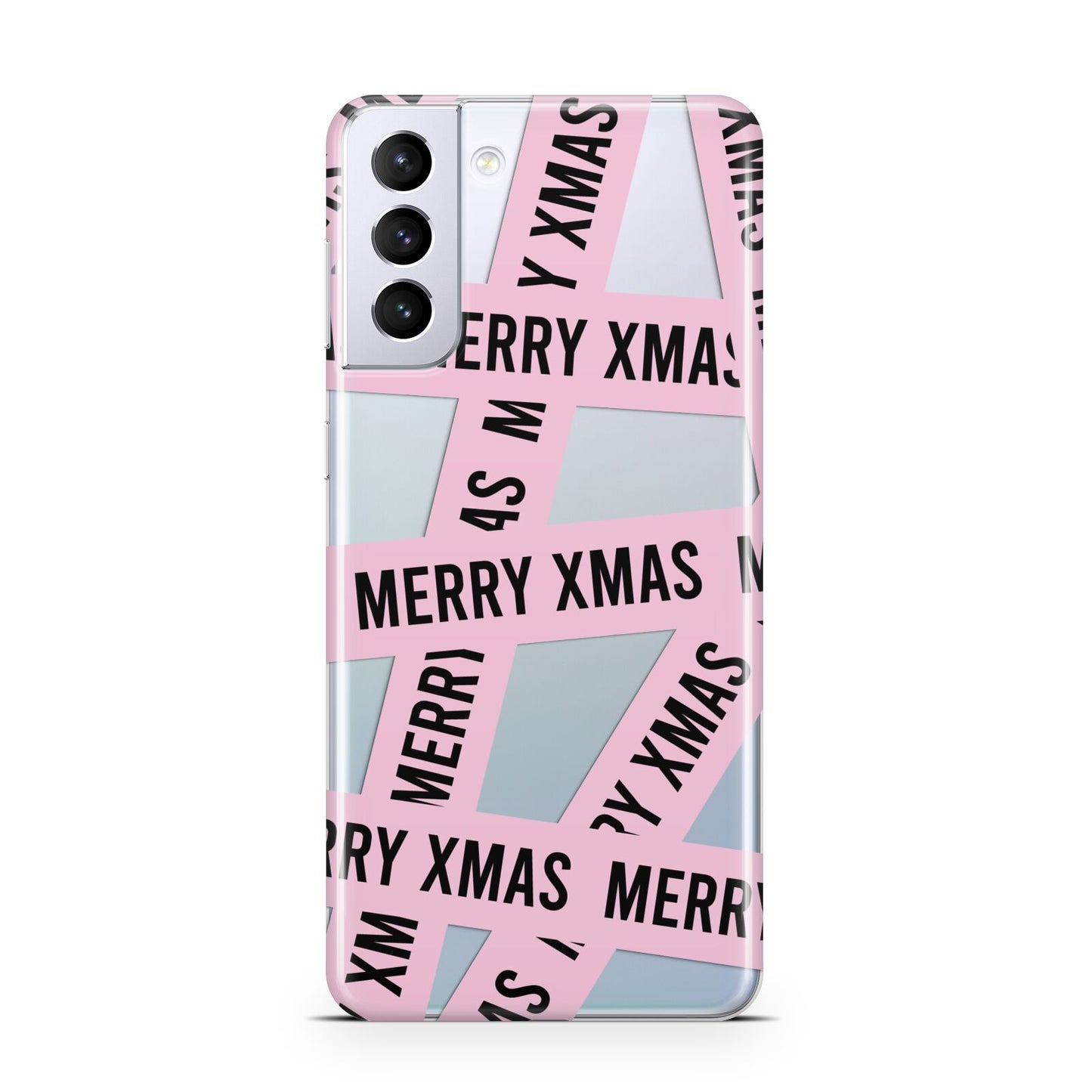 Merry Christmas Tape Samsung S21 Plus Case