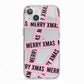 Merry Christmas Tape iPhone 13 TPU Impact Case with White Edges