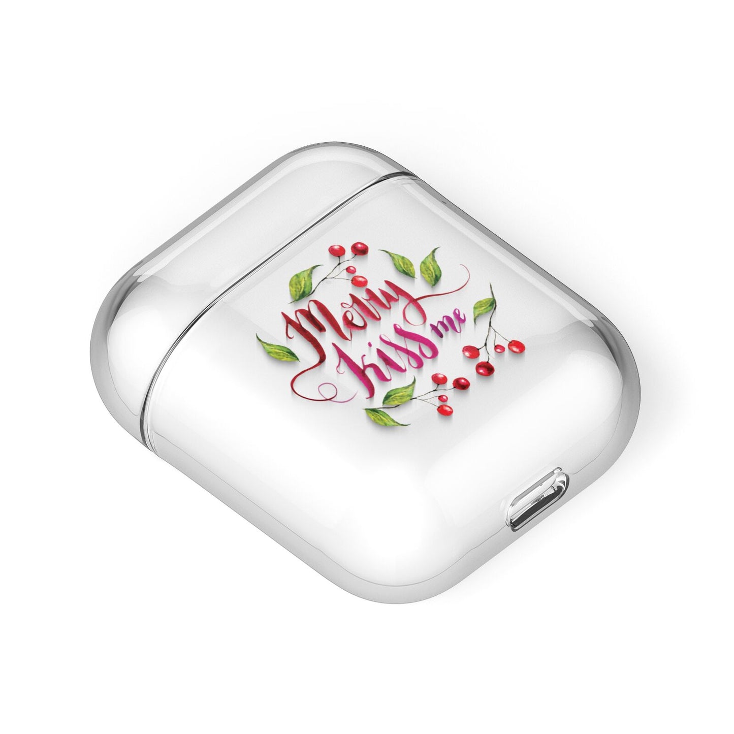 Merry kiss me AirPods Case Laid Flat