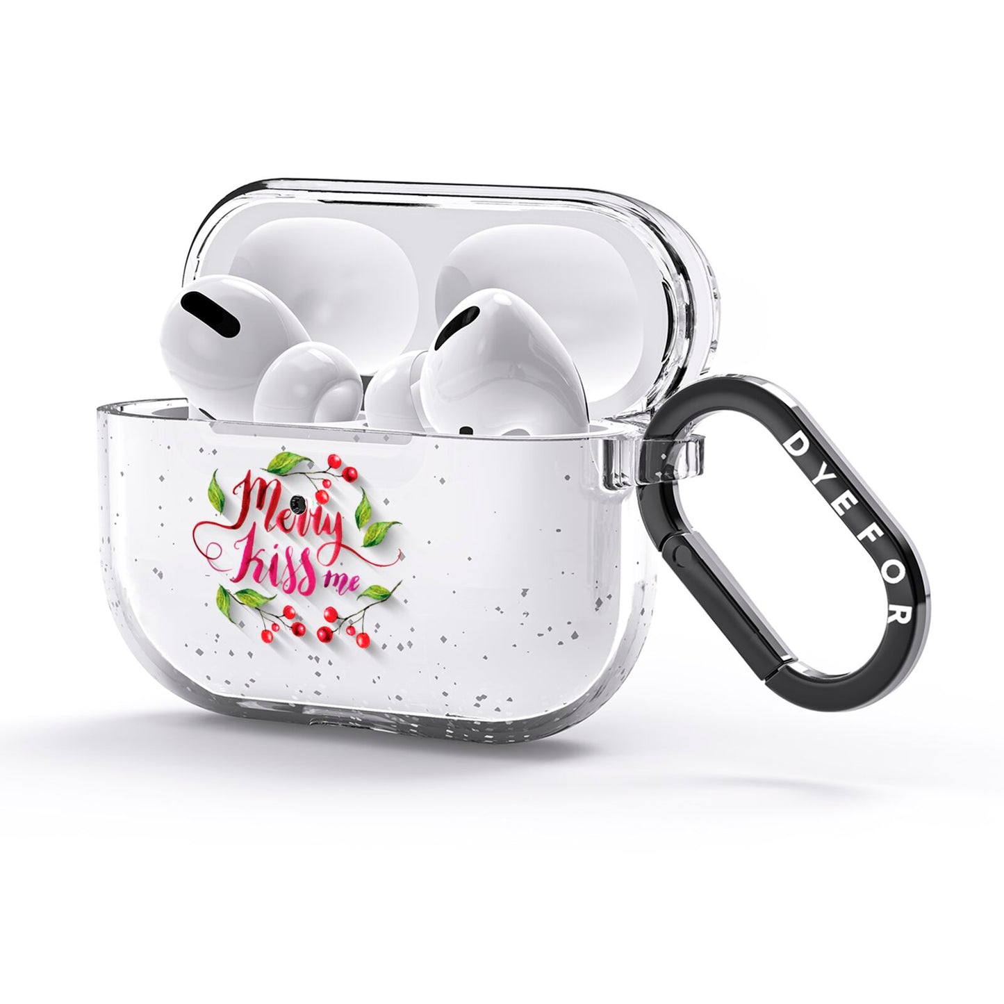 Merry kiss me AirPods Glitter Case 3rd Gen Side Image