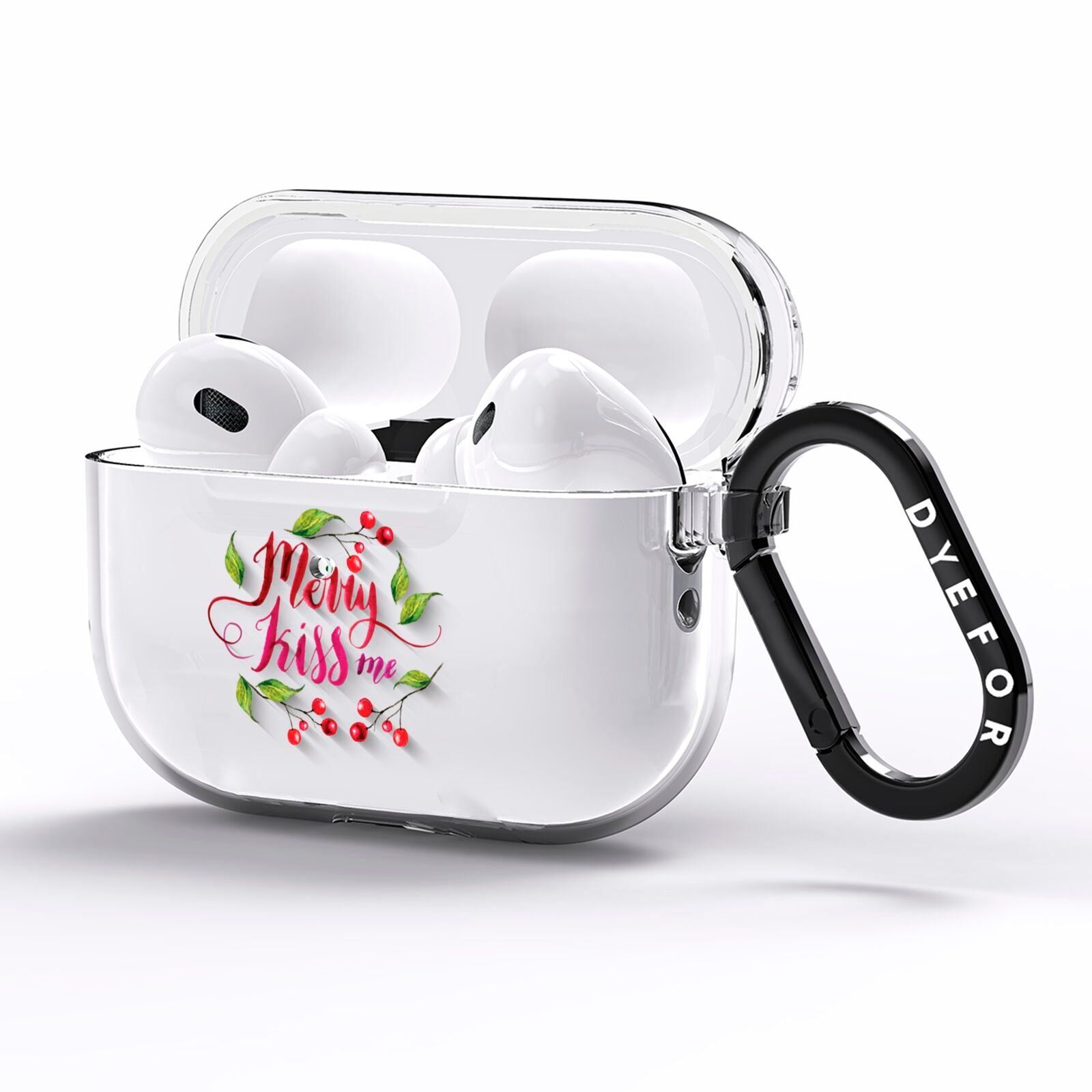 Merry kiss me AirPods Pro Clear Case Side Image