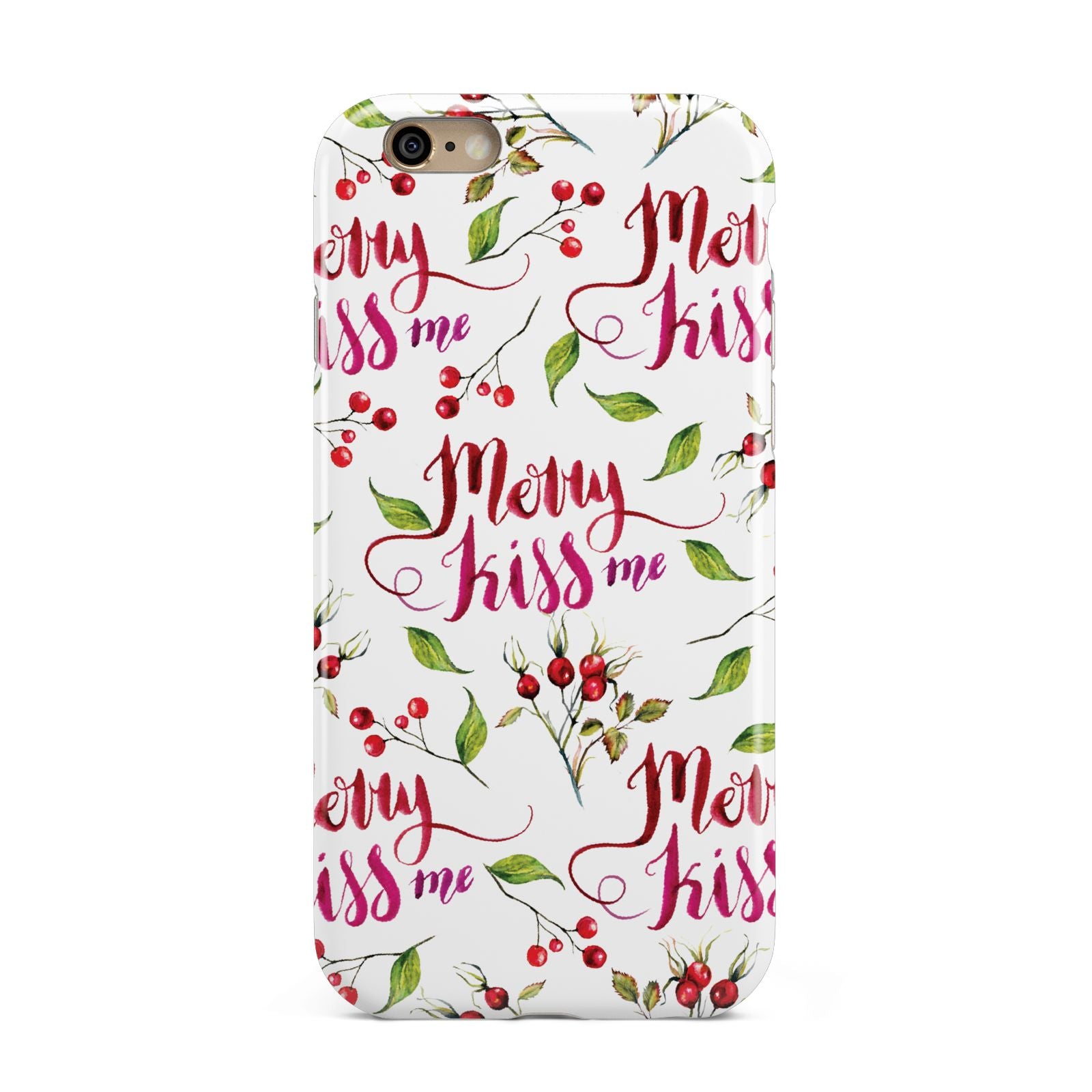 Merry kiss me Apple iPhone 6 3D Tough Case