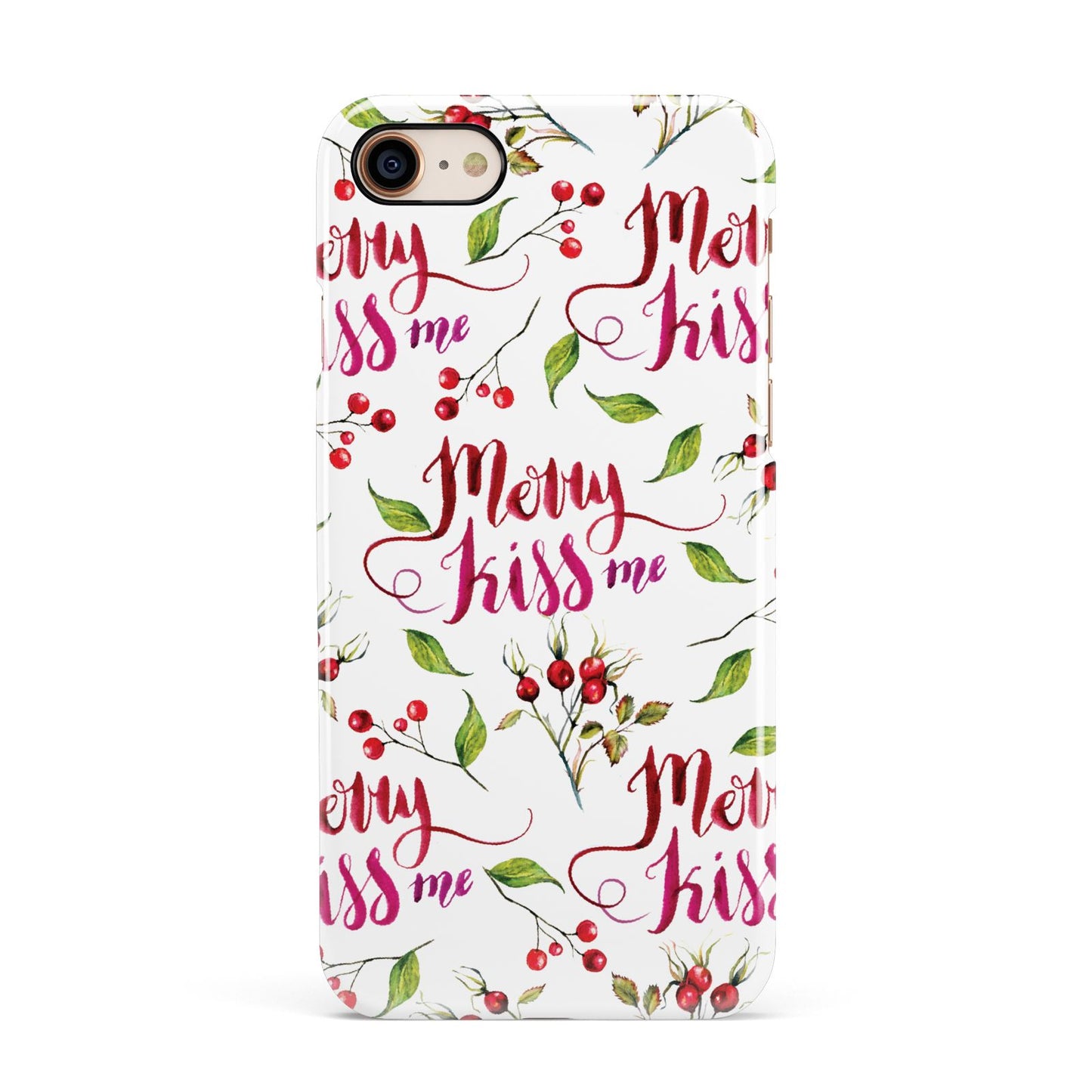 Merry kiss me Apple iPhone 7 8 3D Snap Case