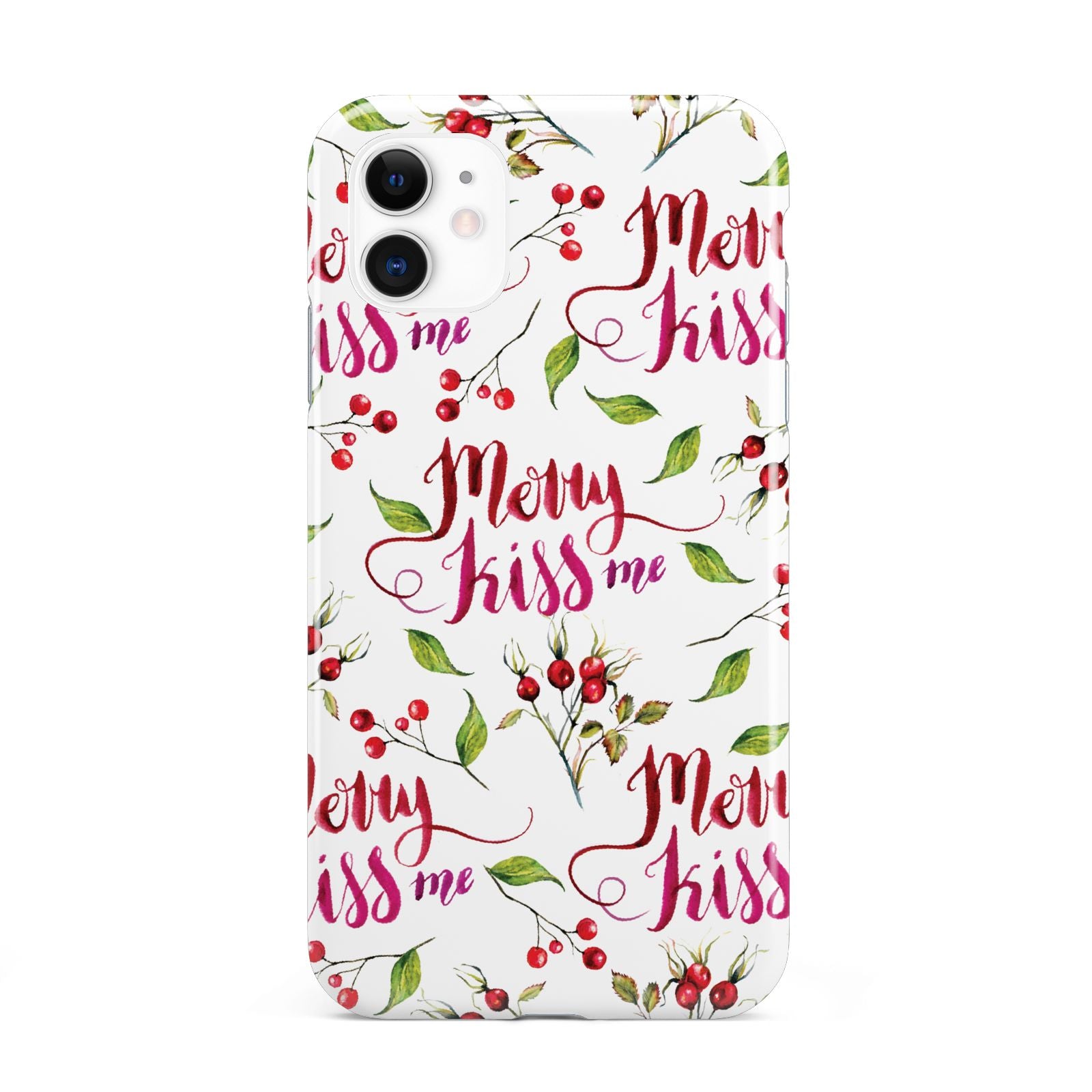 Merry kiss me iPhone 11 3D Tough Case