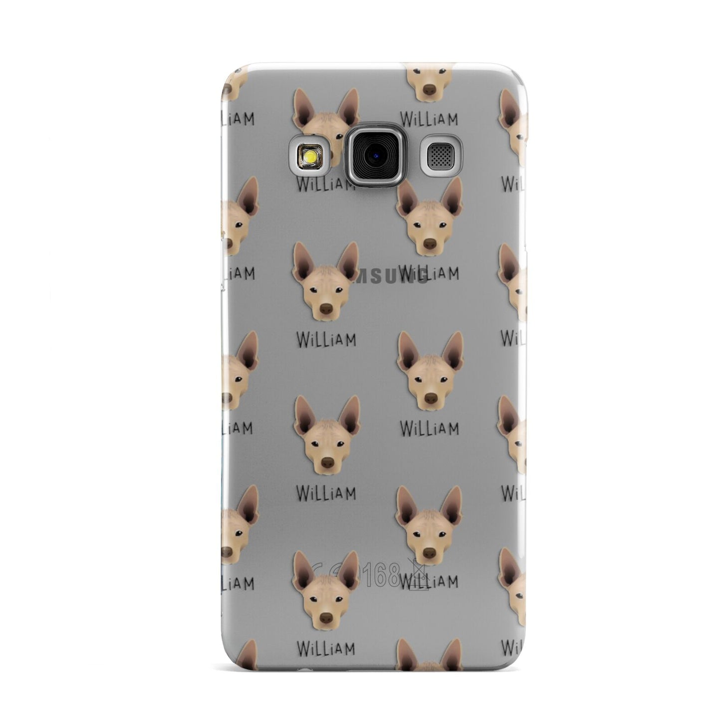 Mexican Hairless Icon with Name Samsung Galaxy A3 Case
