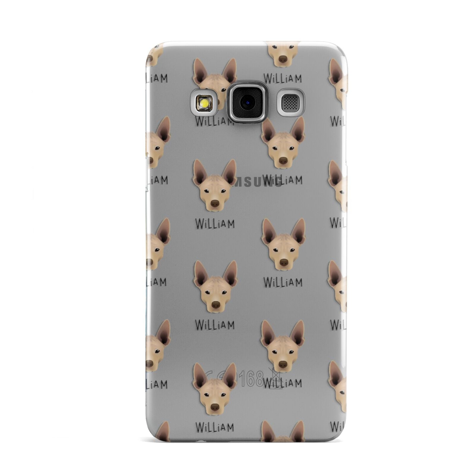 Mexican Hairless Icon with Name Samsung Galaxy A3 Case