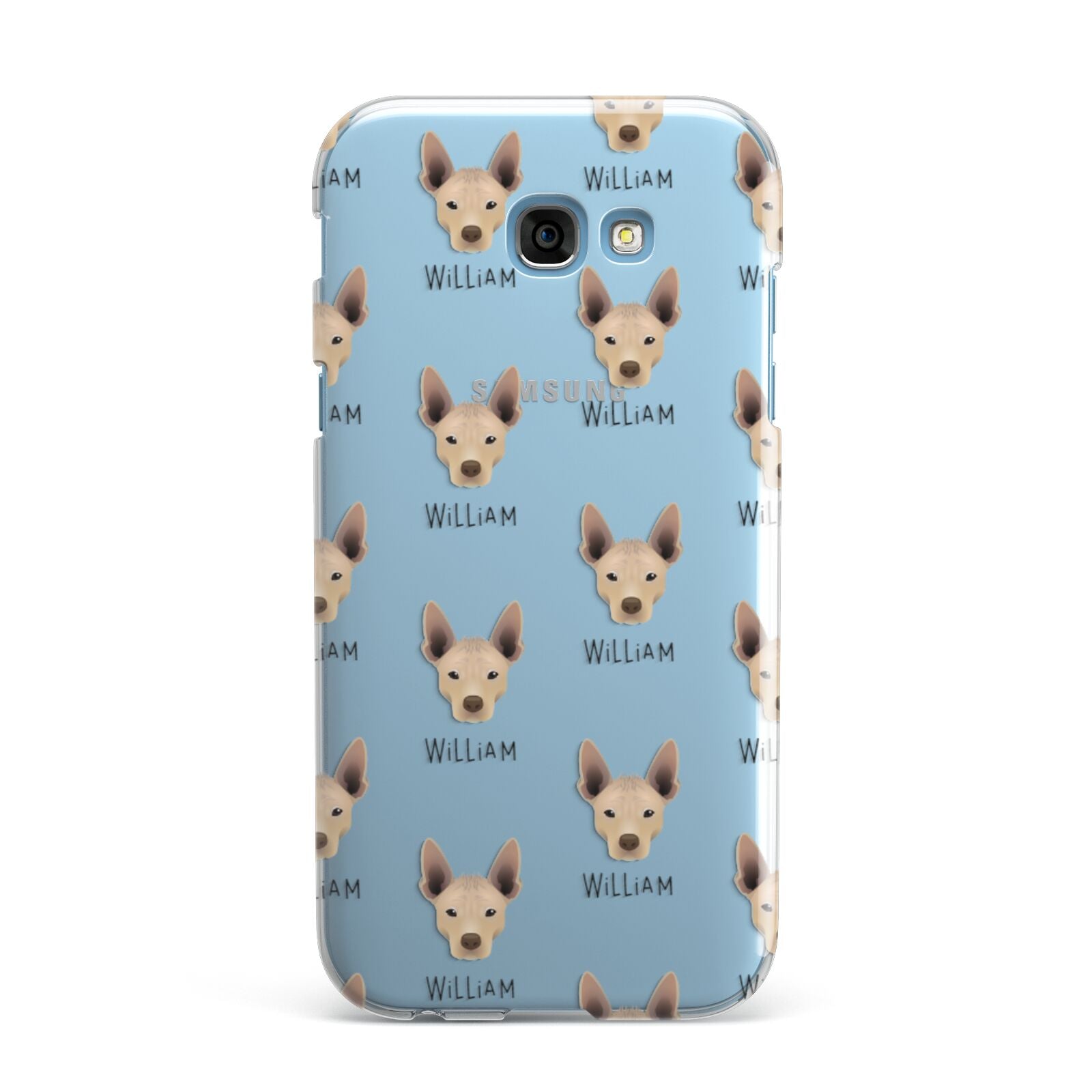 Mexican Hairless Icon with Name Samsung Galaxy A7 2017 Case