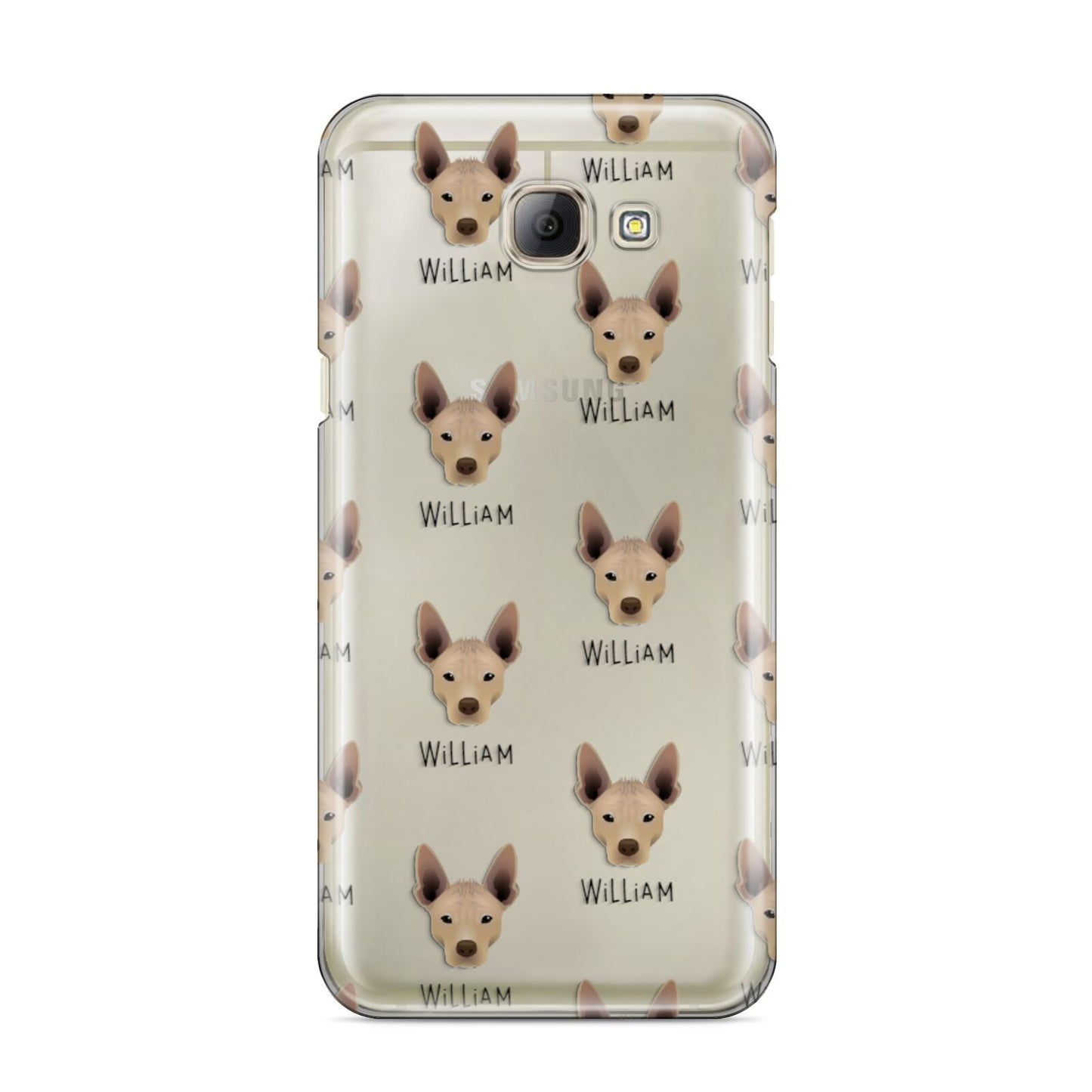 Mexican Hairless Icon with Name Samsung Galaxy A8 2016 Case