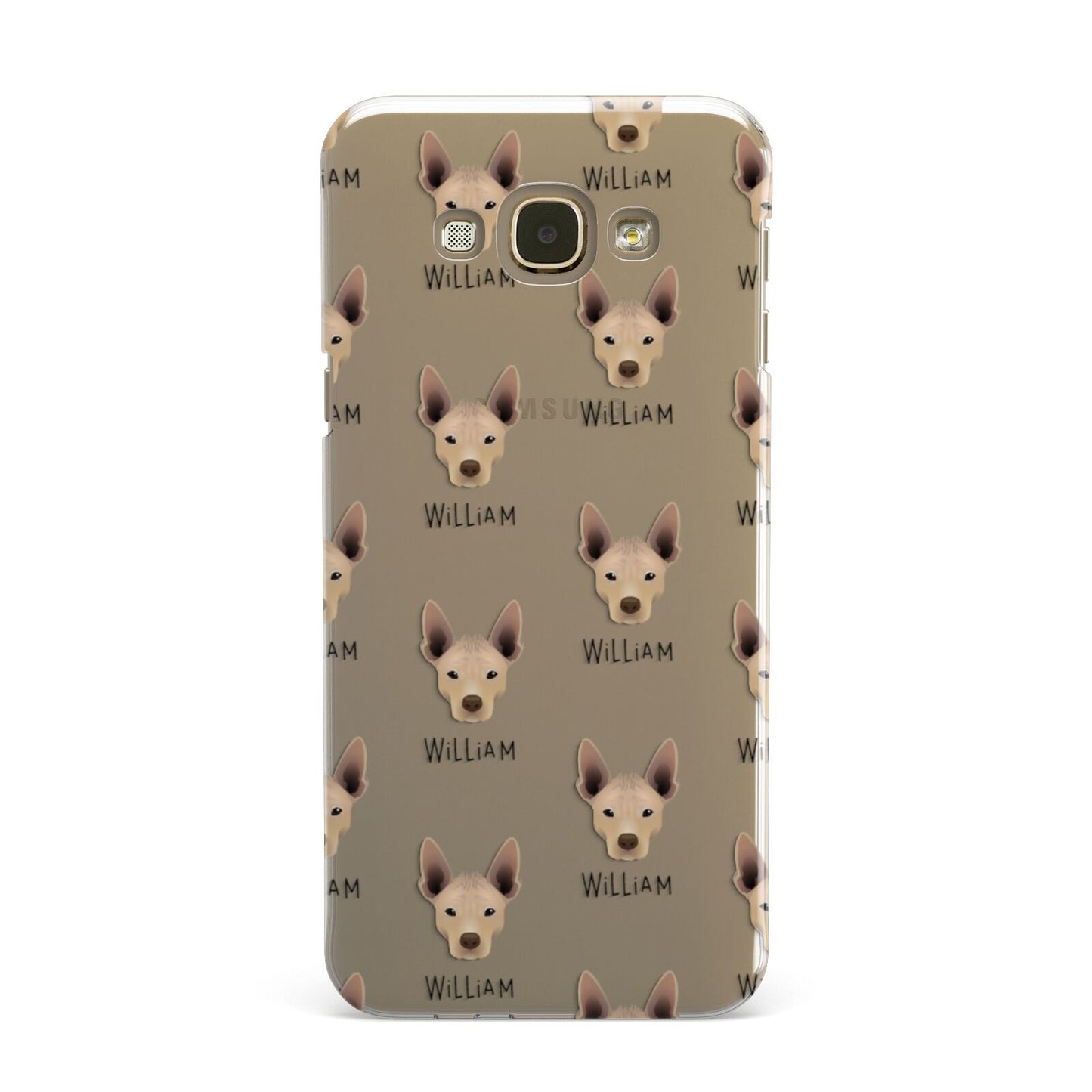 Mexican Hairless Icon with Name Samsung Galaxy A8 Case