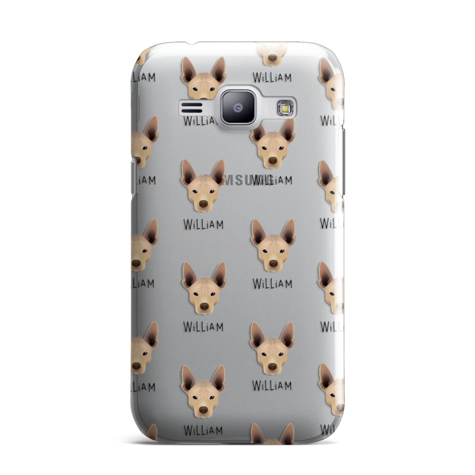 Mexican Hairless Icon with Name Samsung Galaxy J1 2015 Case
