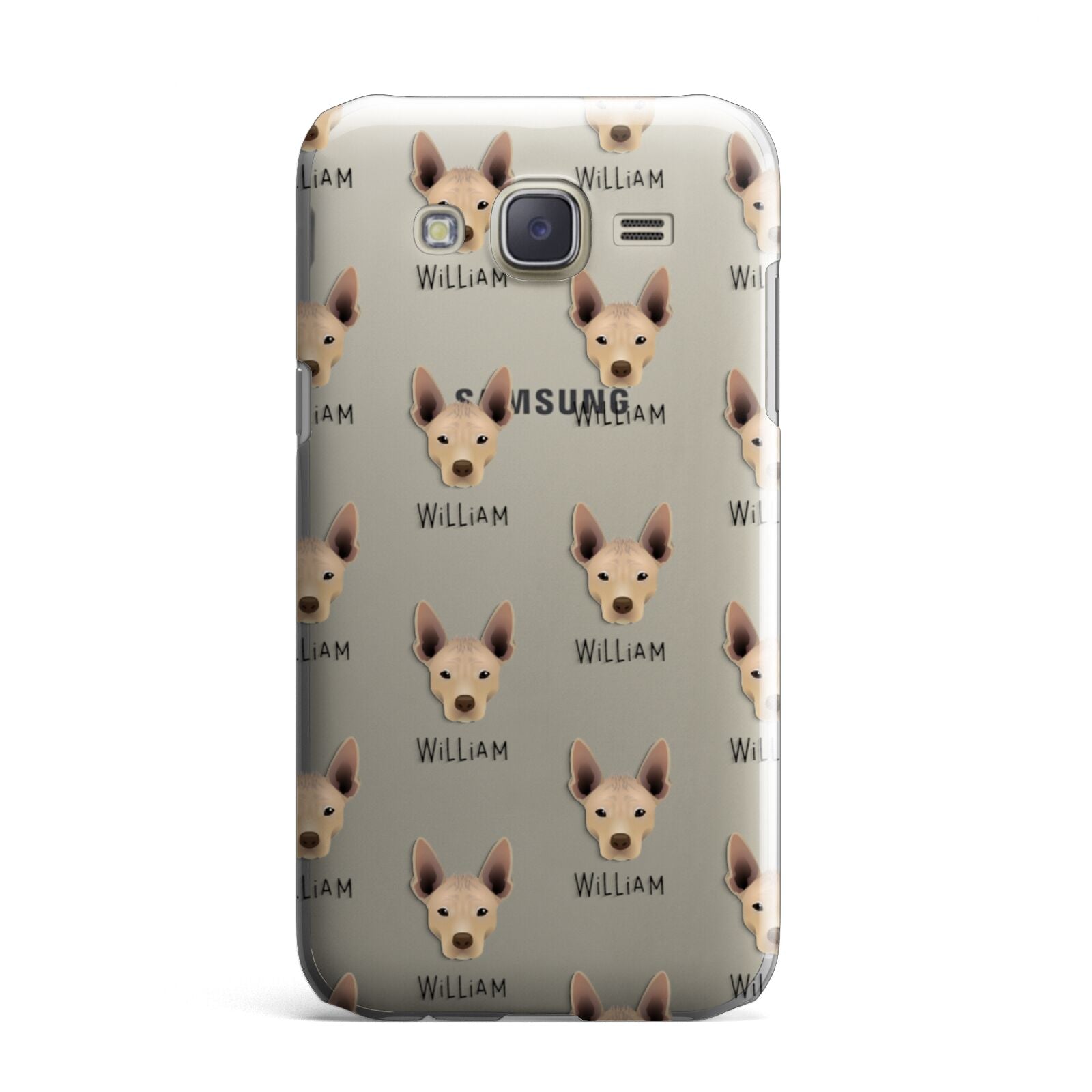 Mexican Hairless Icon with Name Samsung Galaxy J7 Case