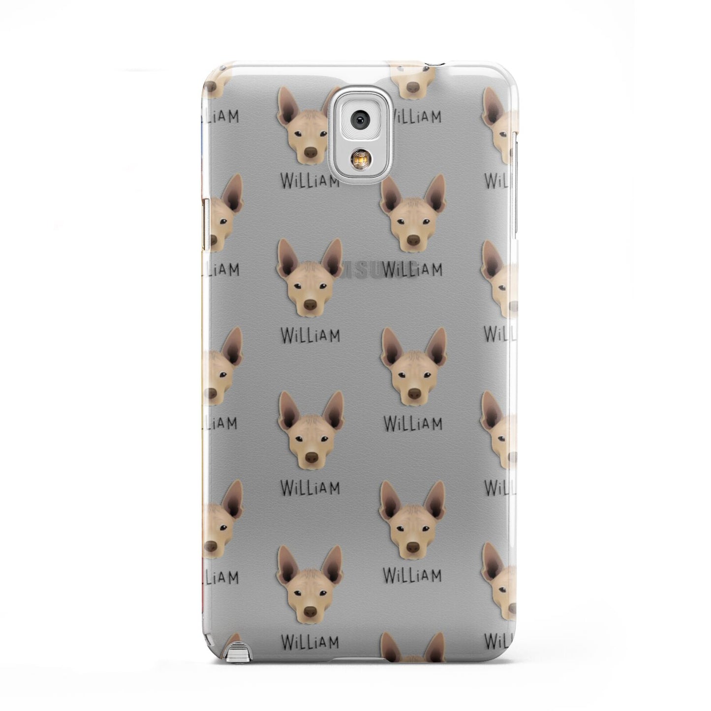 Mexican Hairless Icon with Name Samsung Galaxy Note 3 Case