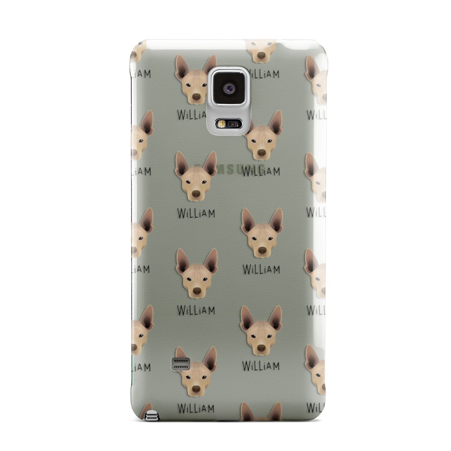 Mexican Hairless Icon with Name Samsung Galaxy Note 4 Case