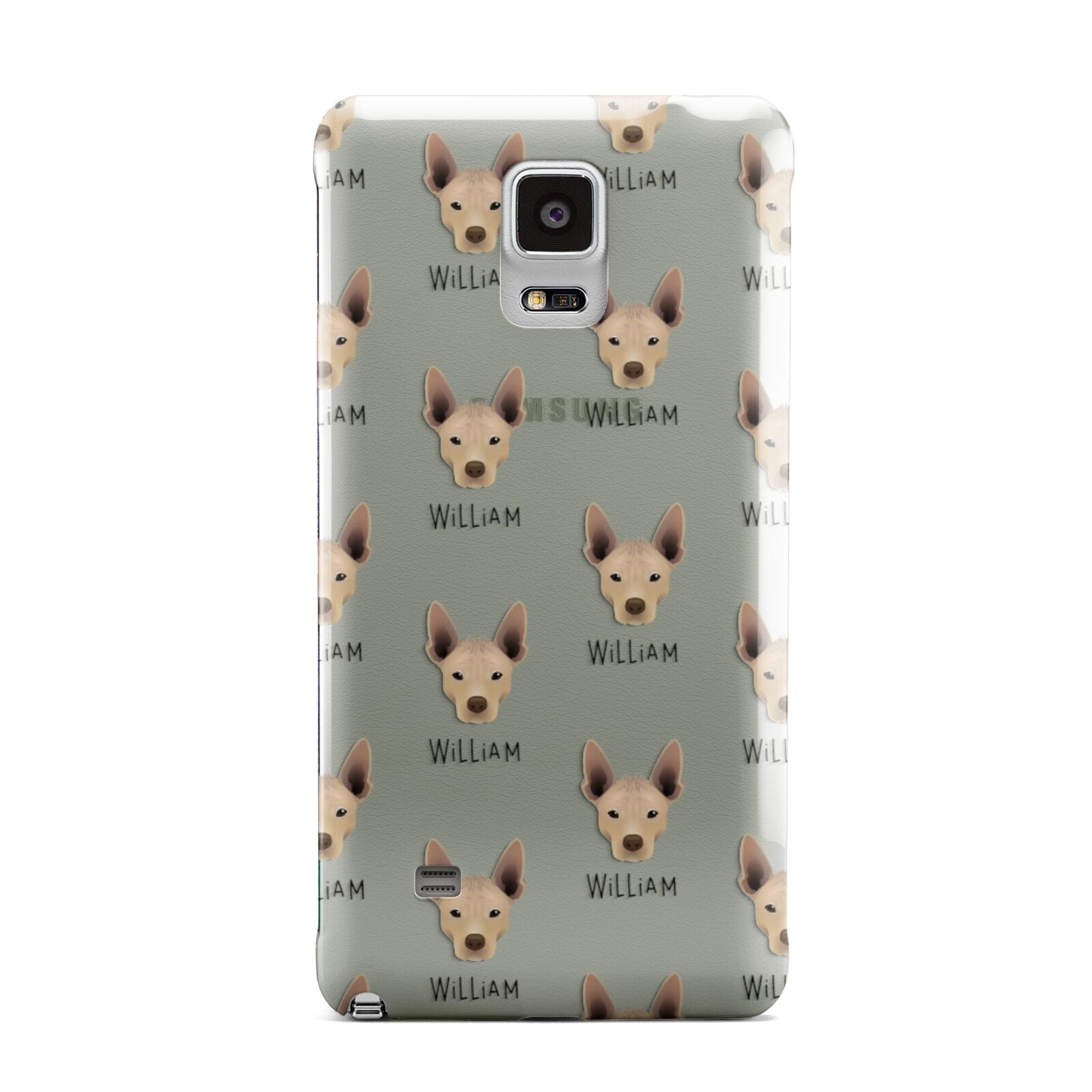 Mexican Hairless Icon with Name Samsung Galaxy Note 4 Case