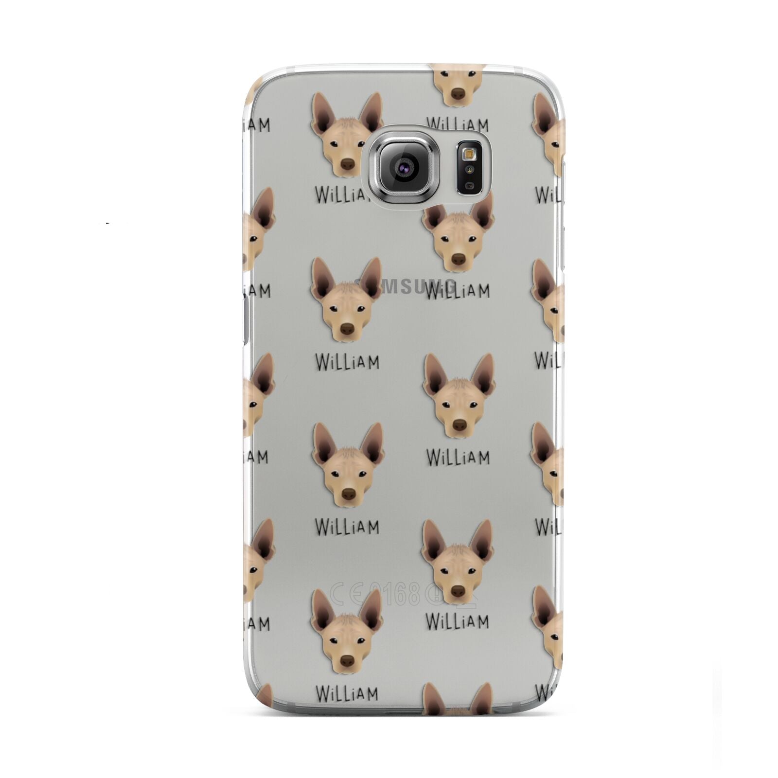 Mexican Hairless Icon with Name Samsung Galaxy S6 Case