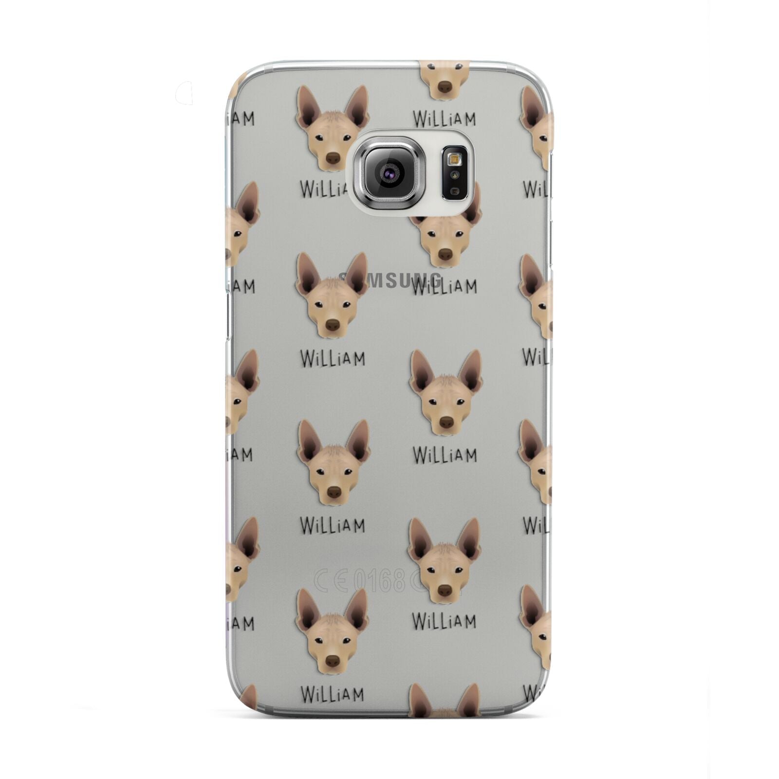 Mexican Hairless Icon with Name Samsung Galaxy S6 Edge Case