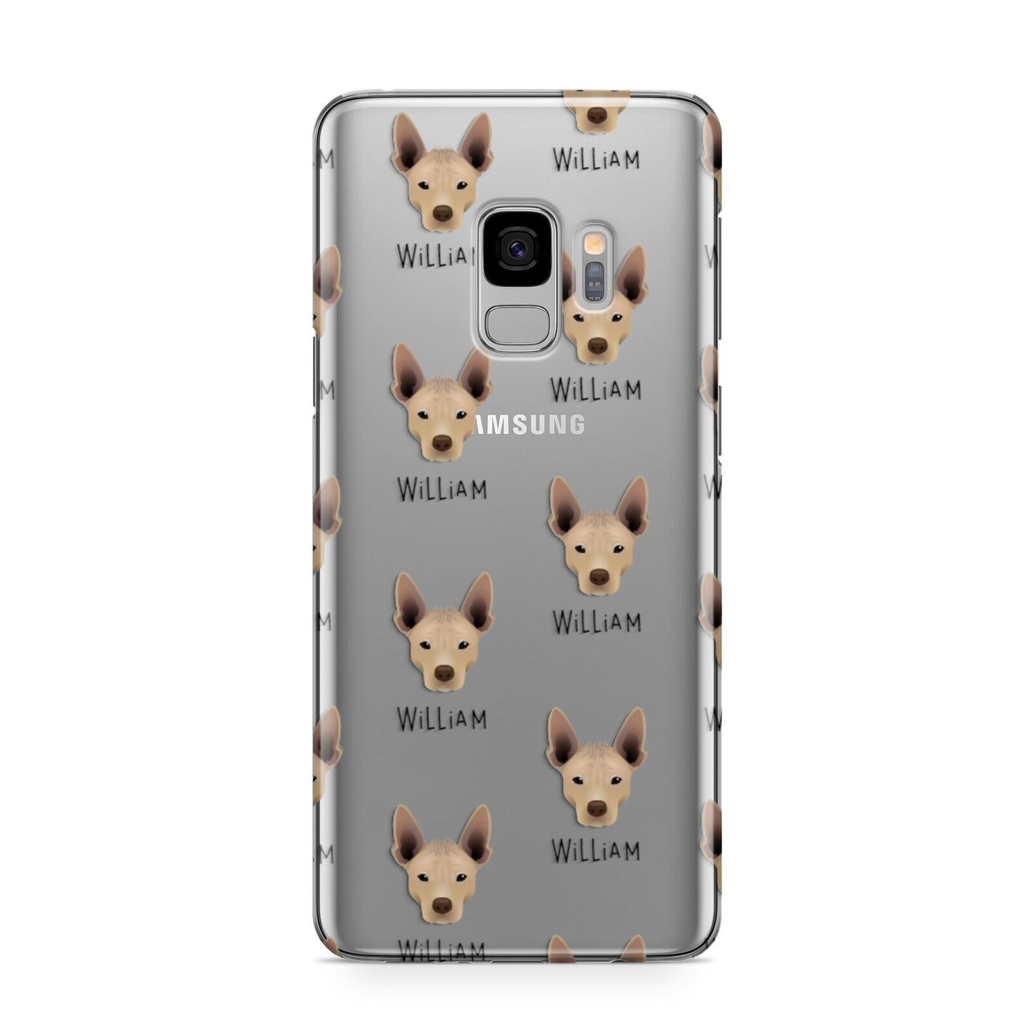 Mexican Hairless Icon with Name Samsung Galaxy S9 Case