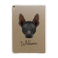 Mexican Hairless Personalised Apple iPad Gold Case