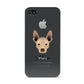 Mexican Hairless Personalised Apple iPhone 4s Case