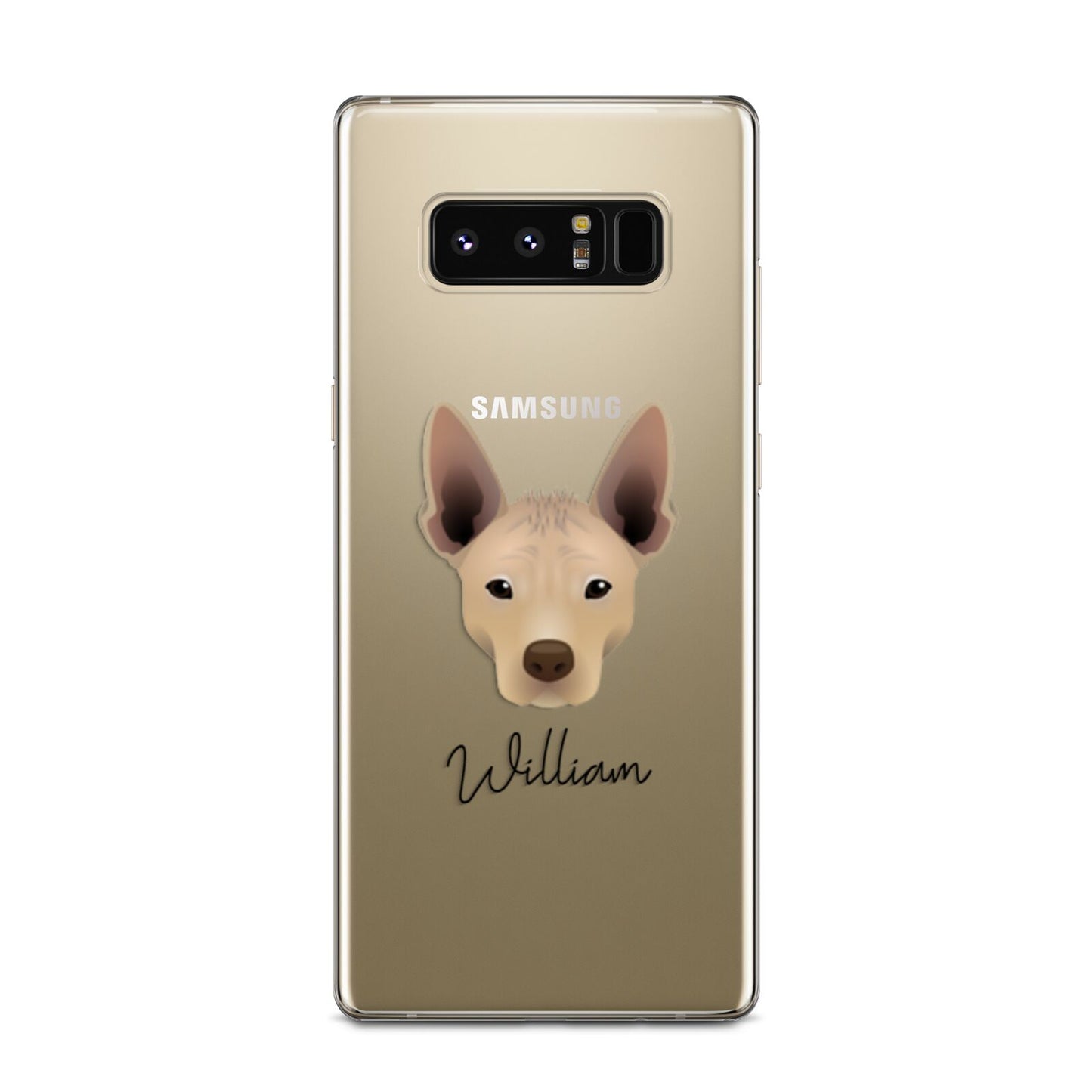 Mexican Hairless Personalised Samsung Galaxy Note 8 Case