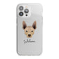 Mexican Hairless Personalised iPhone 13 Pro Max TPU Impact Case with White Edges