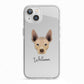 Mexican Hairless Personalised iPhone 13 TPU Impact Case with White Edges