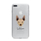 Mexican Hairless Personalised iPhone 7 Plus Bumper Case on Silver iPhone