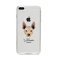 Mexican Hairless Personalised iPhone 8 Plus Bumper Case on Silver iPhone