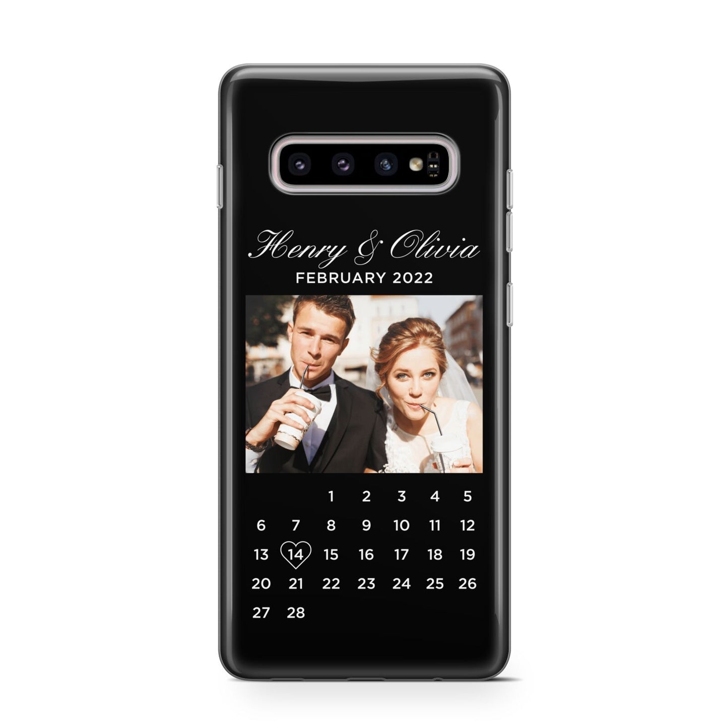 Milestone Date Personalised Photo Protective Samsung Galaxy Case