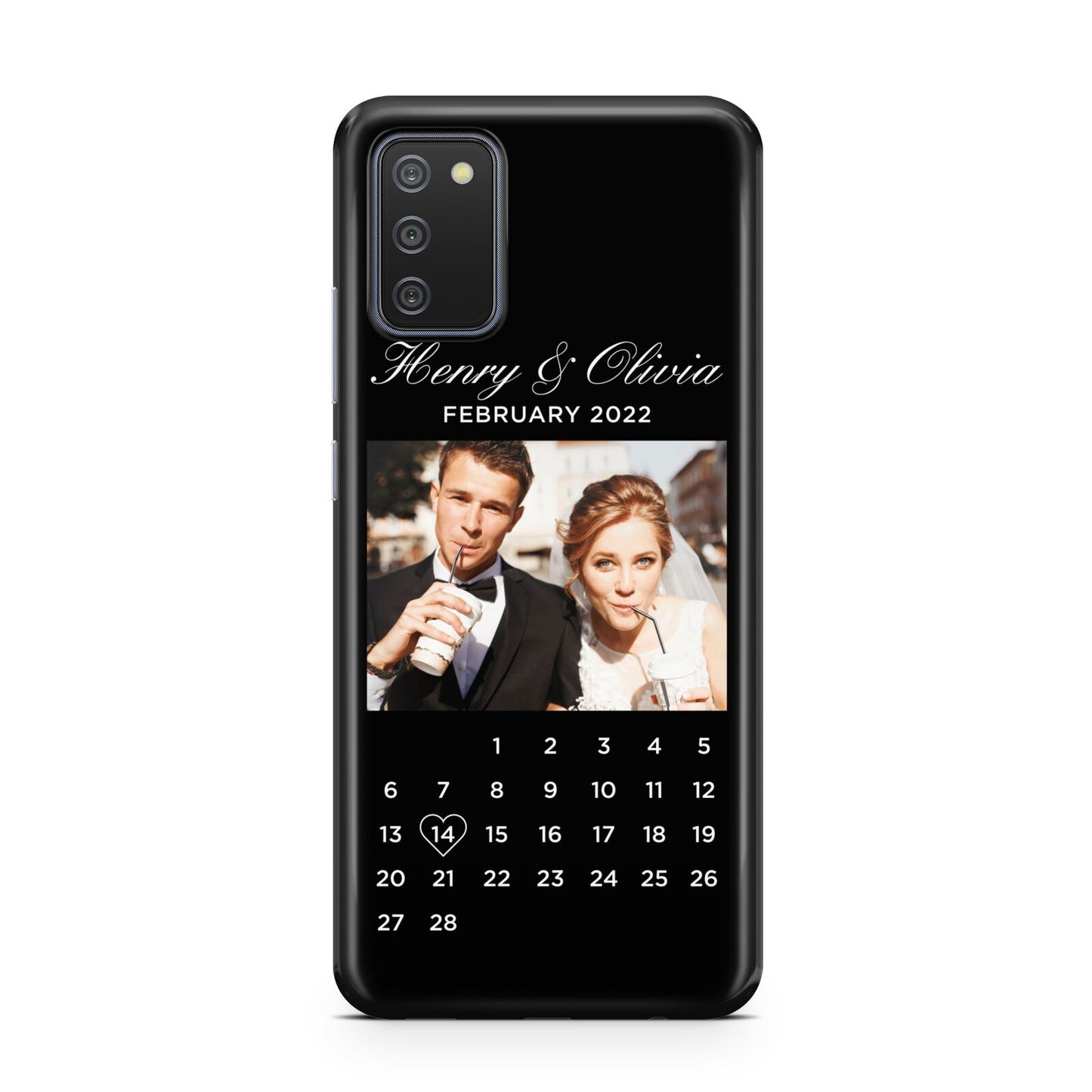 Milestone Date Personalised Photo Samsung A02s Case
