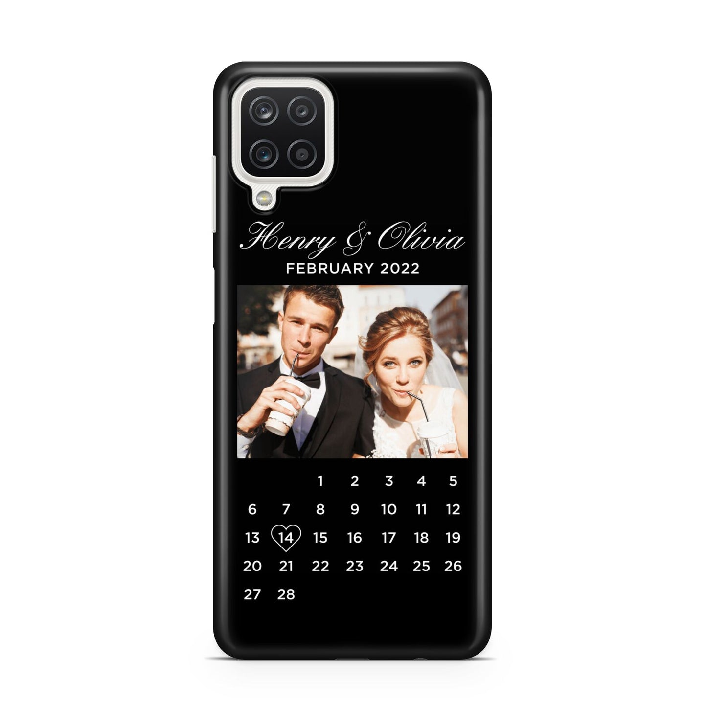 Milestone Date Personalised Photo Samsung A12 Case