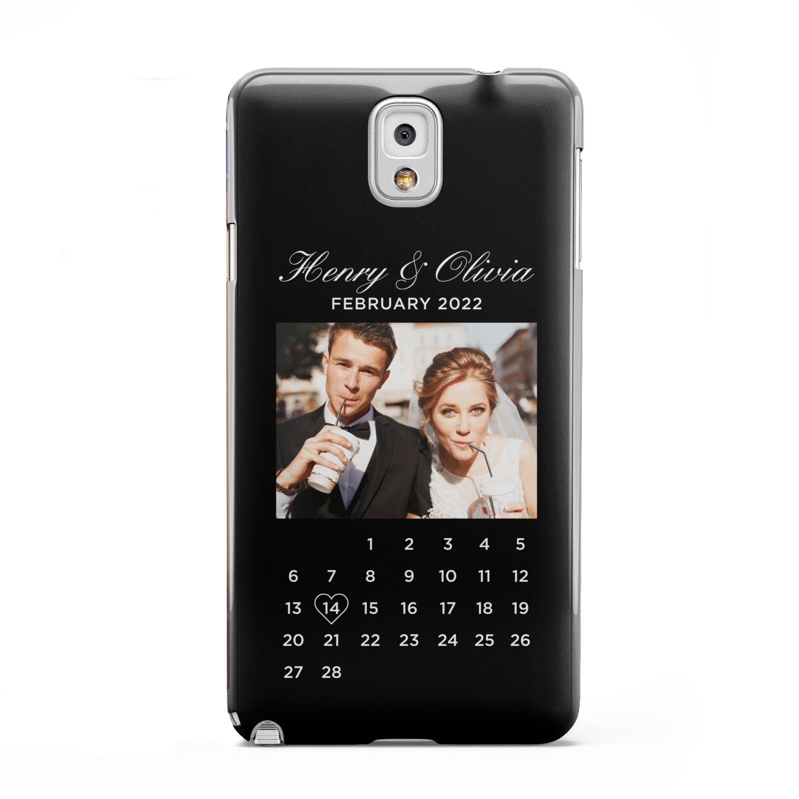 Milestone Date Personalised Photo Samsung Galaxy Note 3 Case