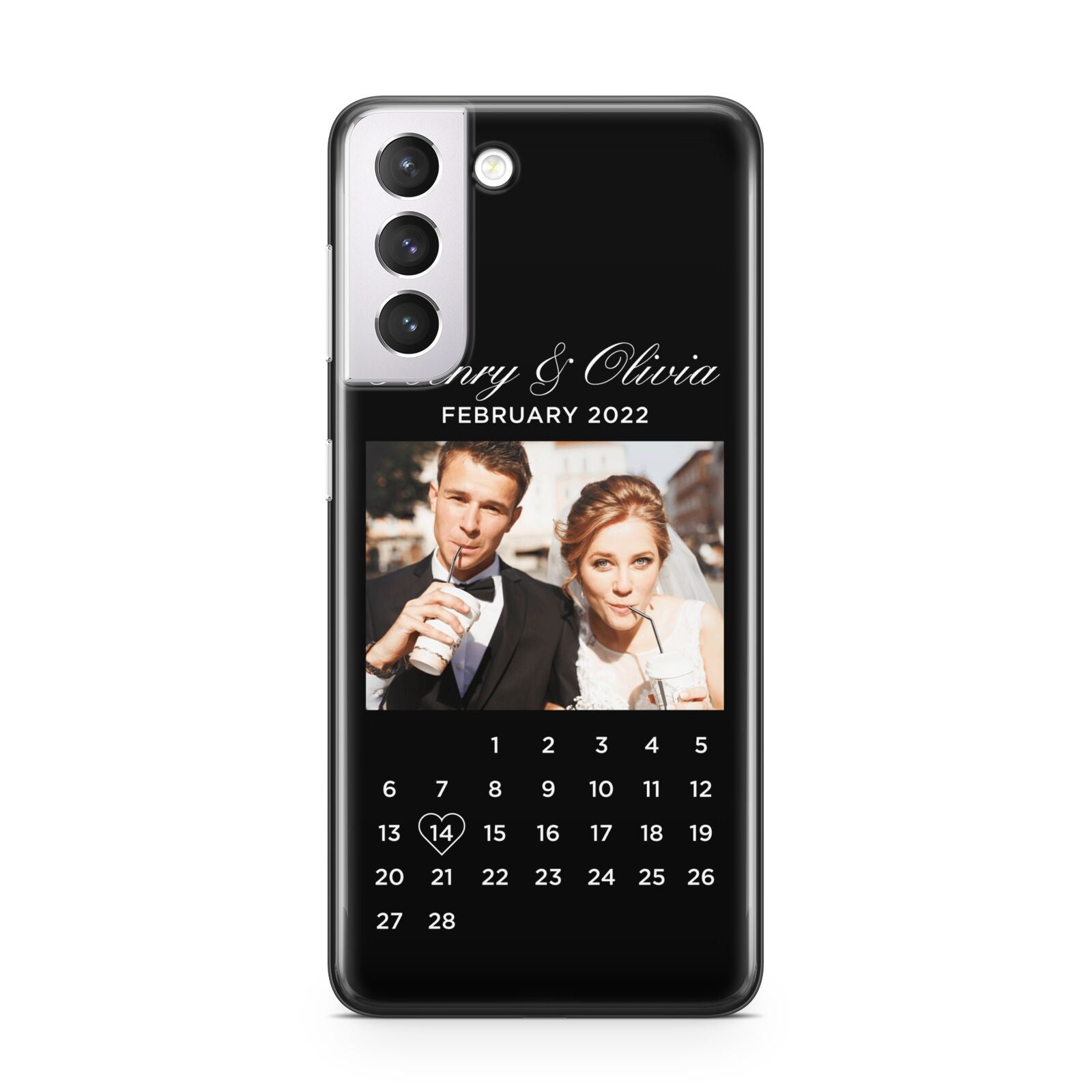 Milestone Date Personalised Photo Samsung S21 Case