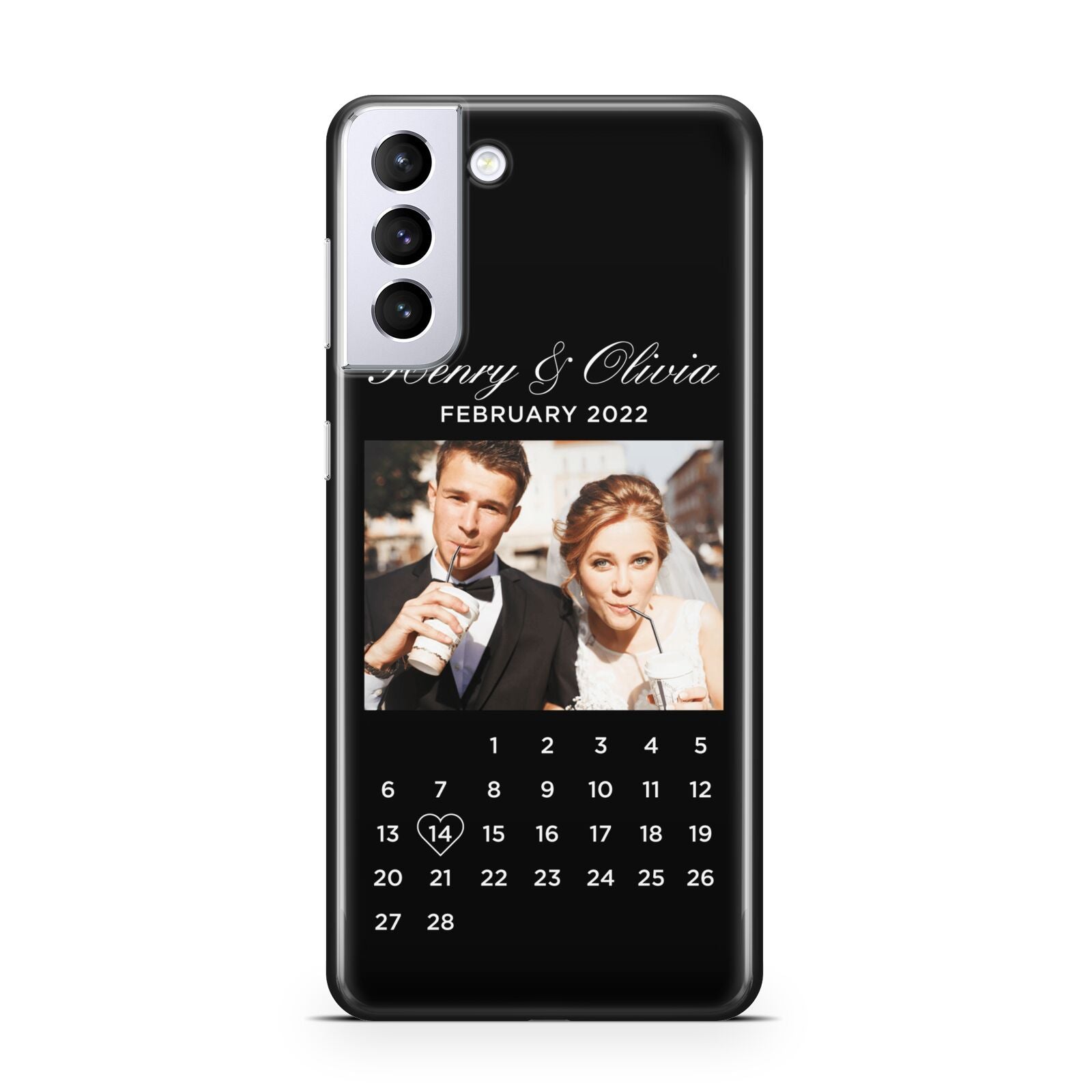 Milestone Date Personalised Photo Samsung S21 Plus Case