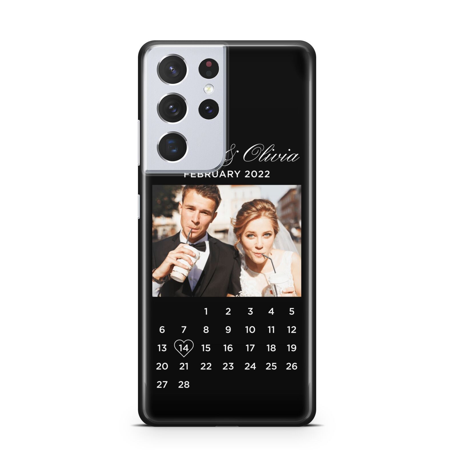 Milestone Date Personalised Photo Samsung S21 Ultra Case