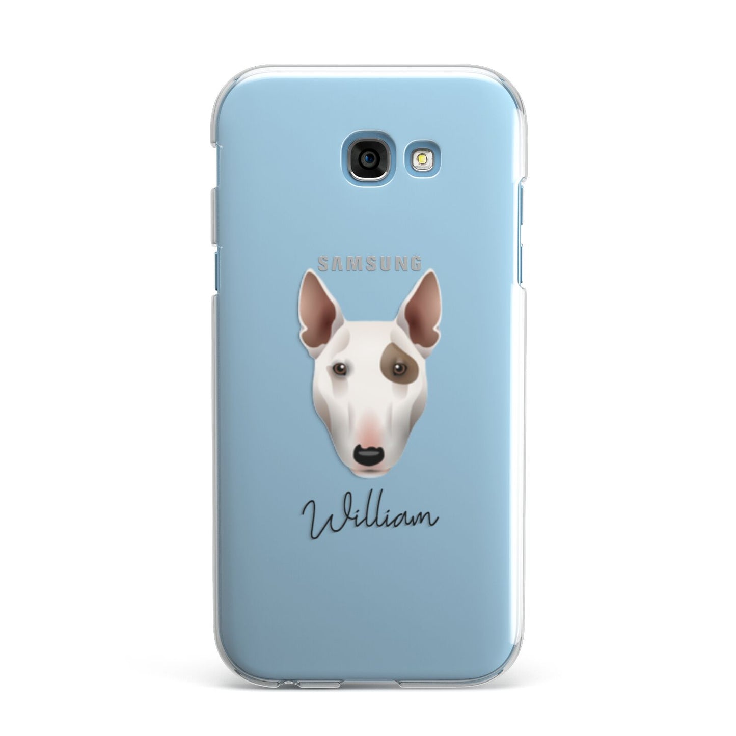 Miniature Bull Terrier Personalised Samsung Galaxy A7 2017 Case