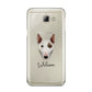 Miniature Bull Terrier Personalised Samsung Galaxy A8 2016 Case