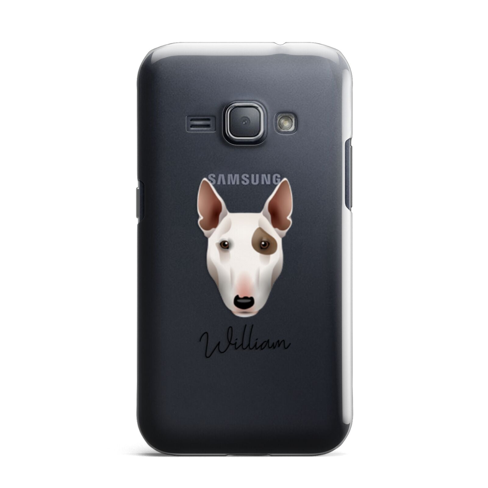 Miniature Bull Terrier Personalised Samsung Galaxy J1 2016 Case