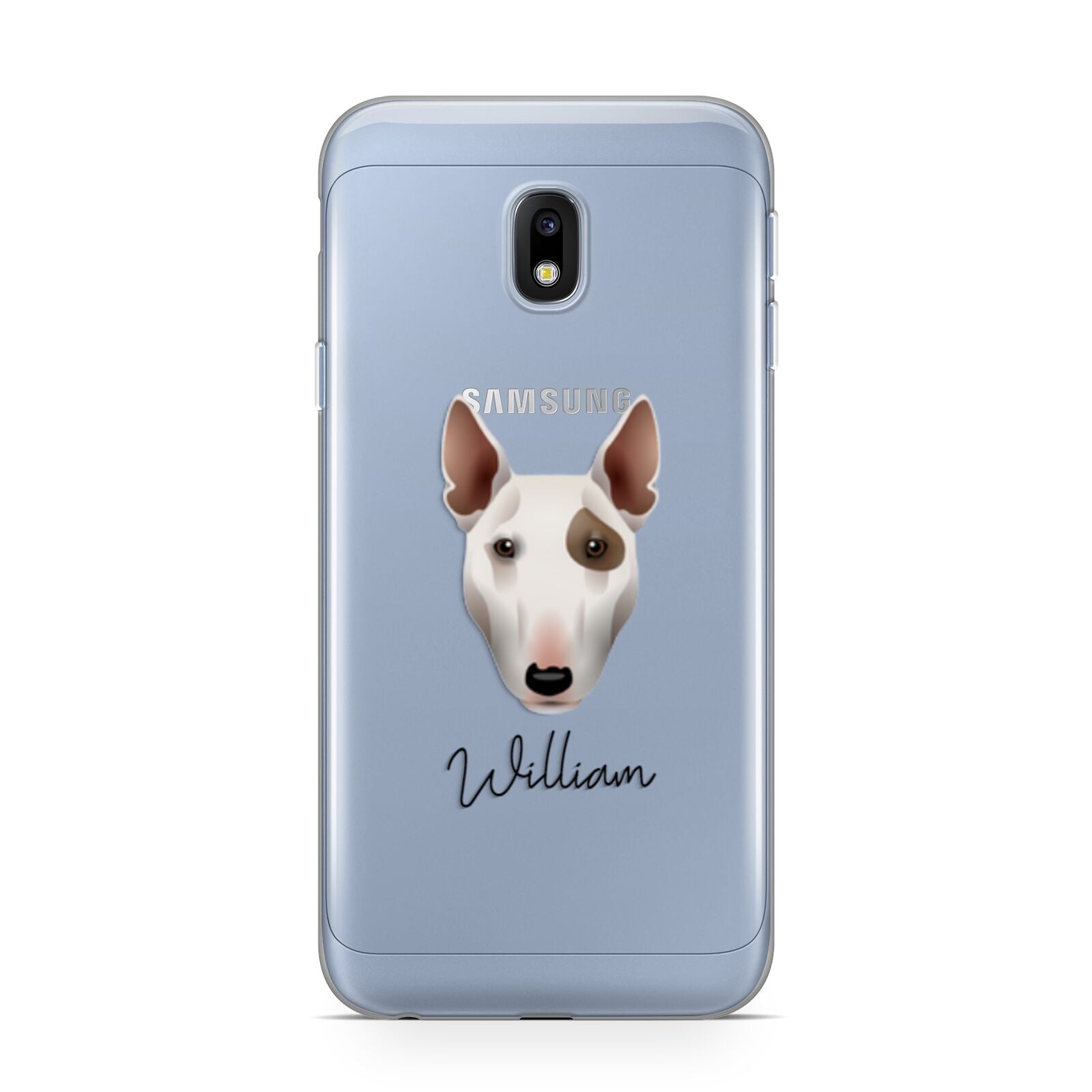 Miniature Bull Terrier Personalised Samsung Galaxy J3 2017 Case