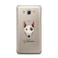 Miniature Bull Terrier Personalised Samsung Galaxy J5 2016 Case