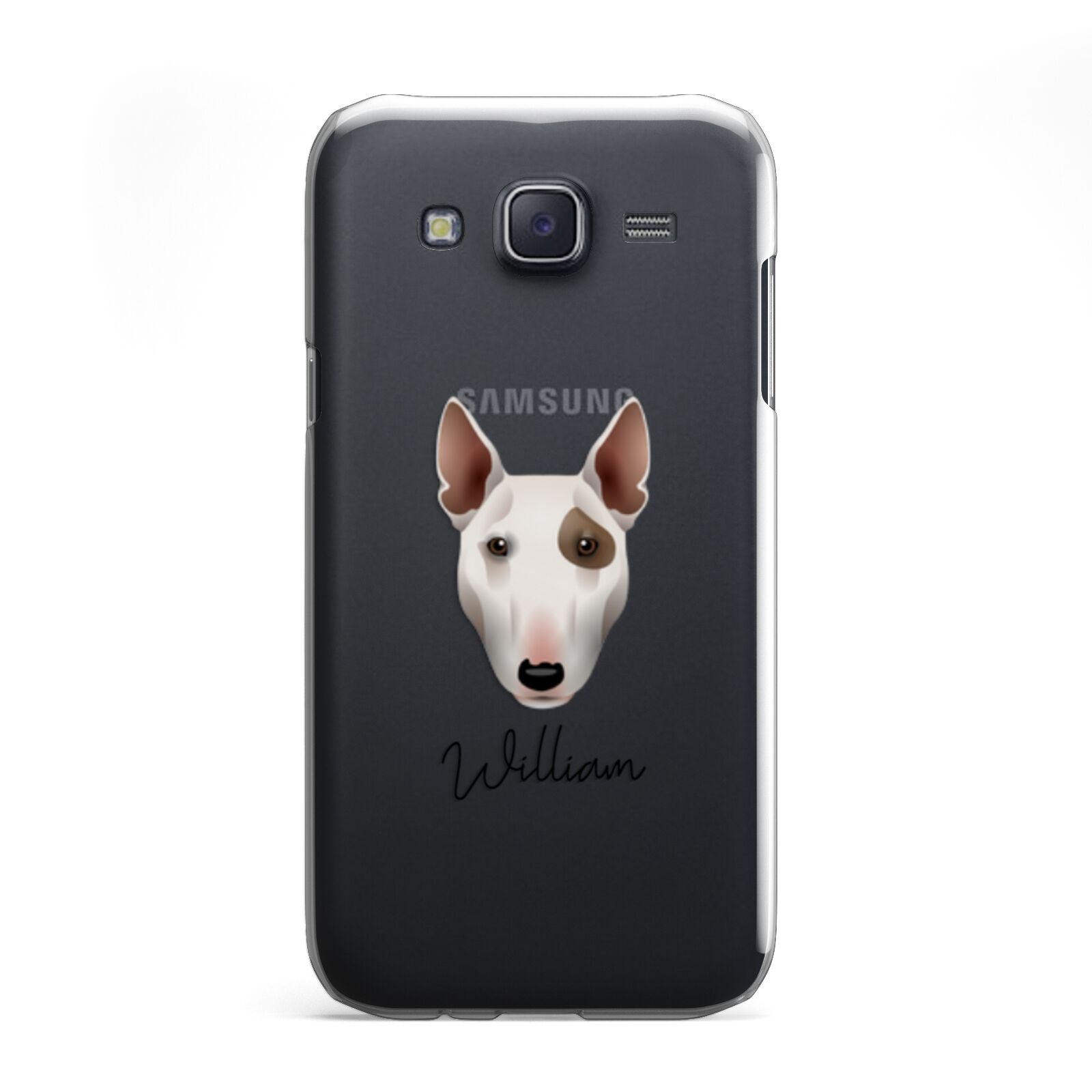 Miniature Bull Terrier Personalised Samsung Galaxy J5 Case