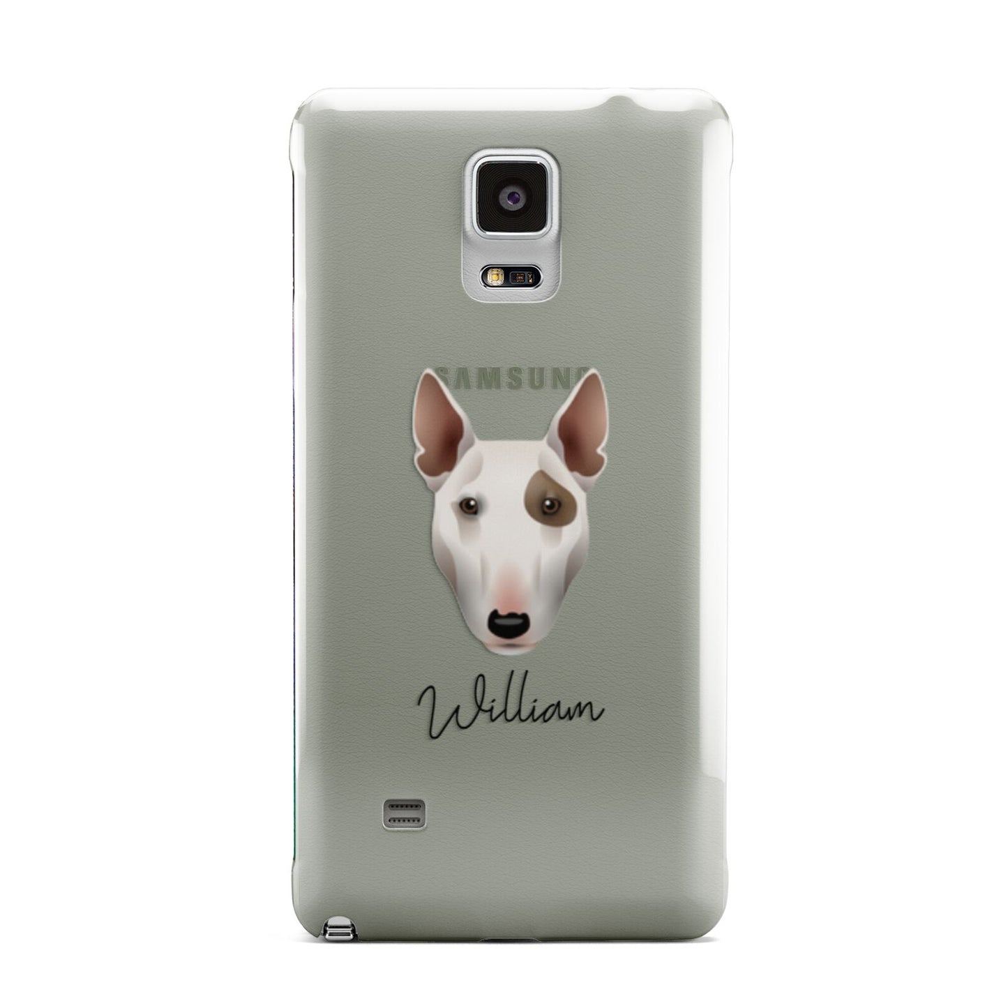 Miniature Bull Terrier Personalised Samsung Galaxy Note 4 Case