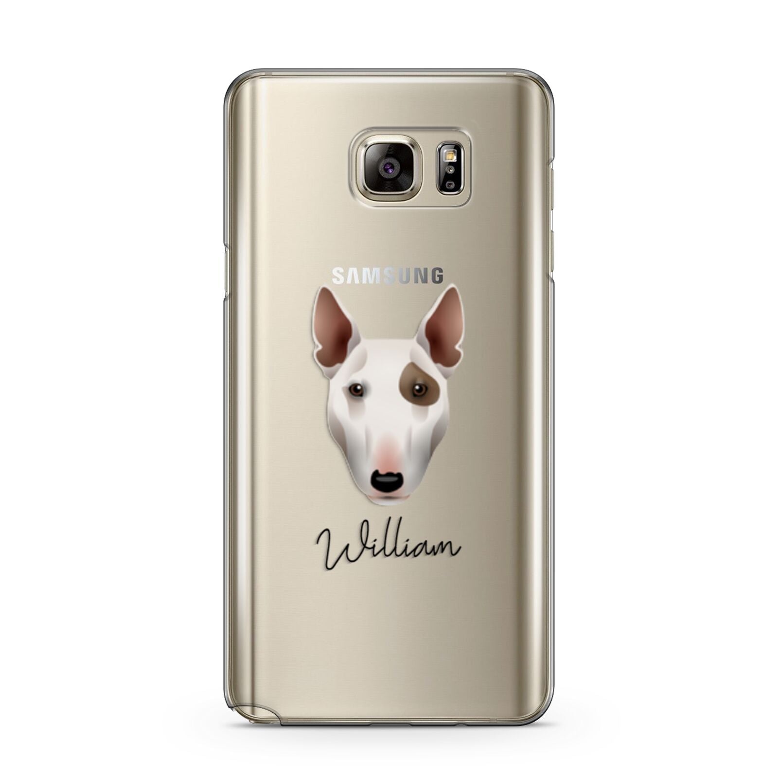 Miniature Bull Terrier Personalised Samsung Galaxy Note 5 Case