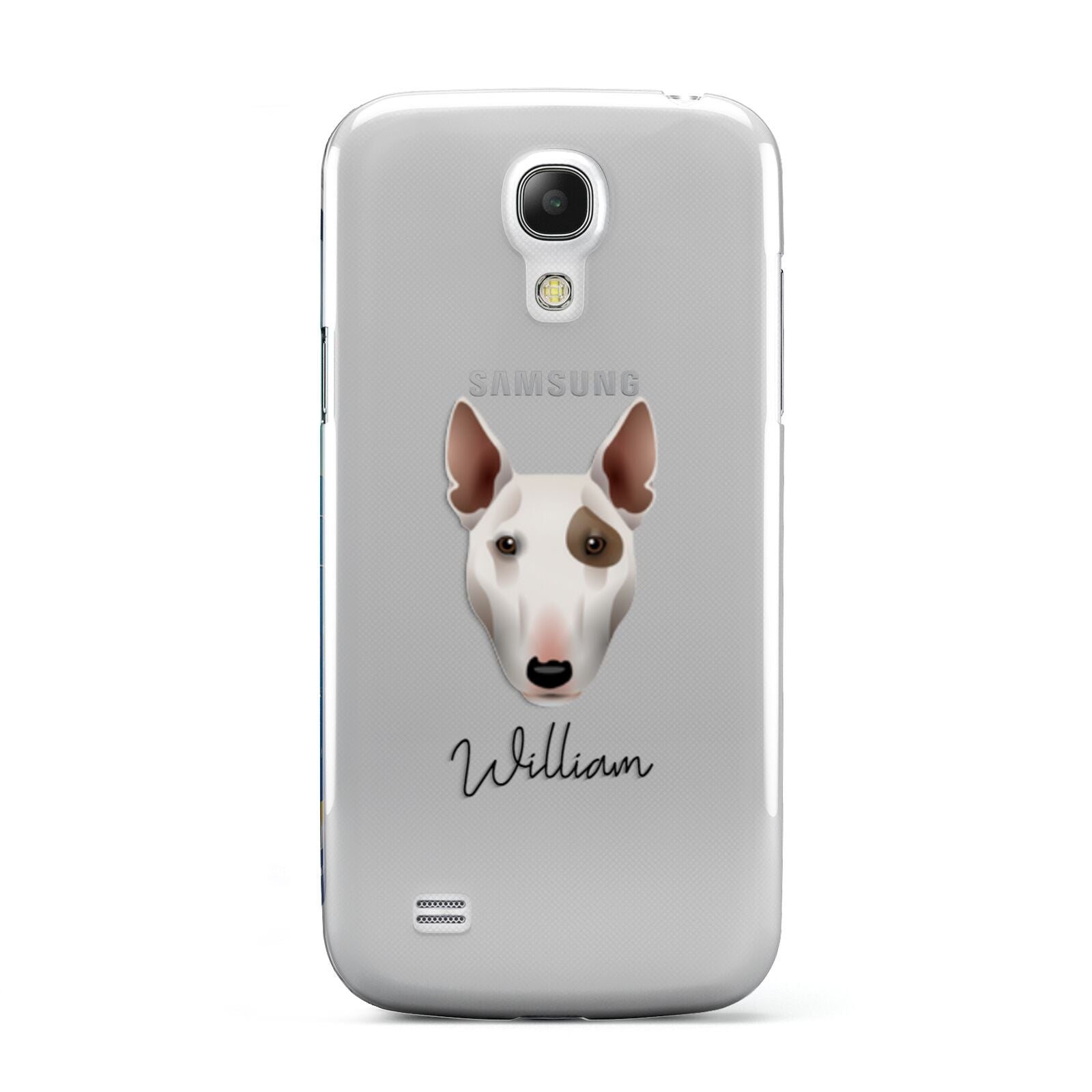 Miniature Bull Terrier Personalised Samsung Galaxy S4 Mini Case